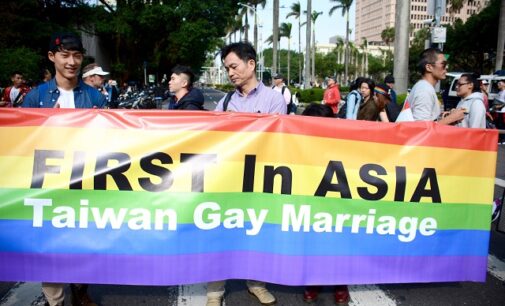 Taiwan legalises same-sex union in historic first for Asia