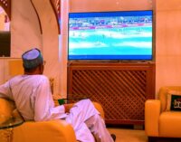 Buhari joins millions of Nigeria to watch Eagles Vs Burundi
