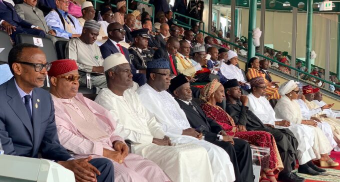 ALL former presidents, heads of  state absent at Democracy Day event