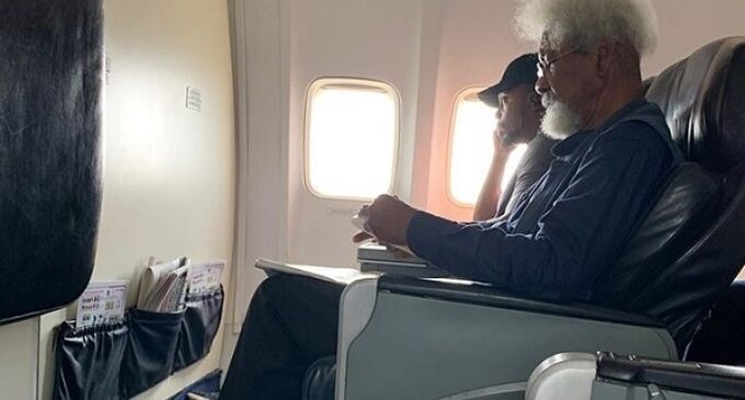 Soyinka and the unknown young man