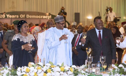 PHOTOS: Buhari dines with African leaders to celebrate Democracy Day