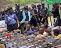 PHOTOS: Police parade ‘kidnappers’ of UBEC chairman