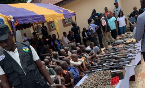 Police arrest 38 suspects for armed robbery, kidnapping