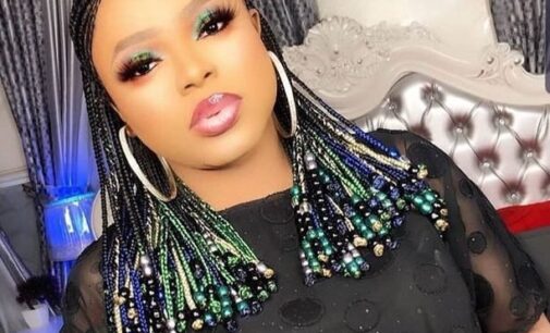 ‘He should be dealt with’ — reactions as man beats up Bobrisky after bashing his car