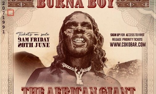 Burna Boy’s ‘African Giant’ makes Rolling Stone’s ‘500 greatest albums of all time’ list