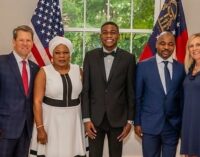 ‘Who says thuggery doesn’t pay?’ — MC Oluomo’s photo with Atlanta gov sparks dispute