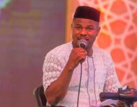 Yinka Ayefele poses with his beautiful triplets in viral photo