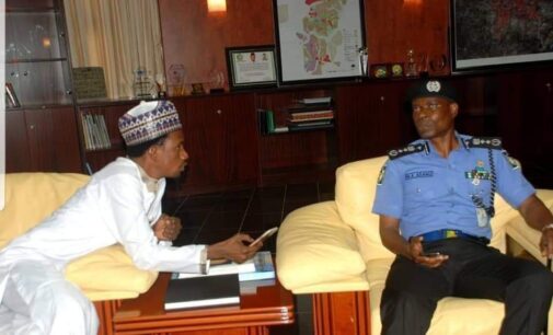 FAKE NEWS ALERT: Picture of IGP with Adamawa senator NOT recent, say police
