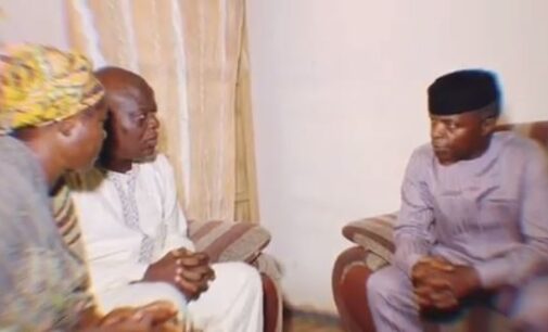 VIDEO: Osinbajo, el-Rufai visit family of late Channels TV reporter