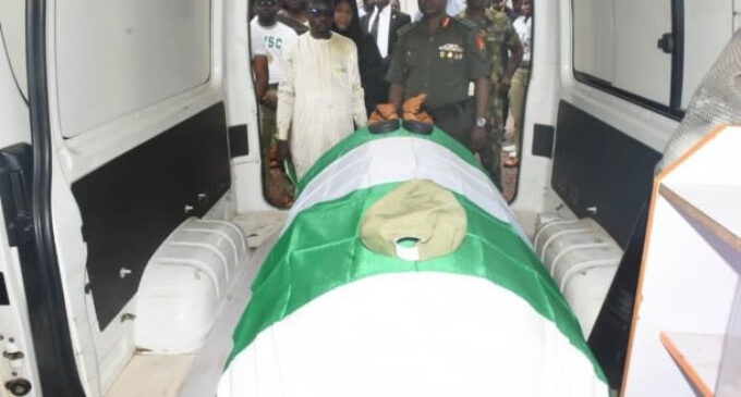 PHOTOS: NYSC pays last respect to Channels TV reporter killed during Shi’ites protest
