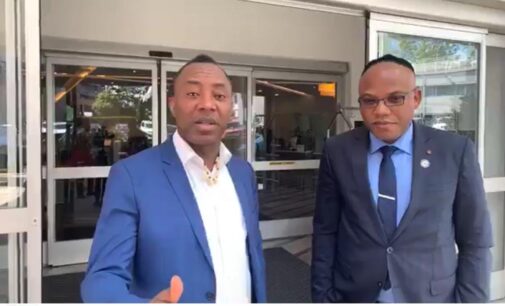Sowore, Nnamdi Kanu meet in US, discuss ‘how to fight Nigerian oppressors’