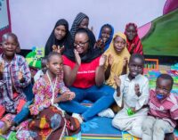 DJ Cuppy visits kids displaced by Boko Haram in Maiduguri, calls for ’emergency support’