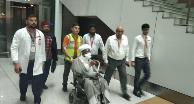 PHOTOS: Indian medics receive El-Zakzaky