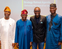 Tinubu, Fashola join Sanwo-Olu at retreat for Lagos cabinet members