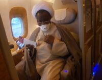 SPOTTED: El-Zakzaky on board aircraft to India