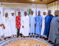 PHOTOS: Lawan leads senators to visit Buhari in Daura