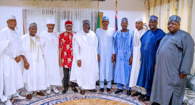 PHOTOS: Lawan leads senators to visit Buhari in Daura