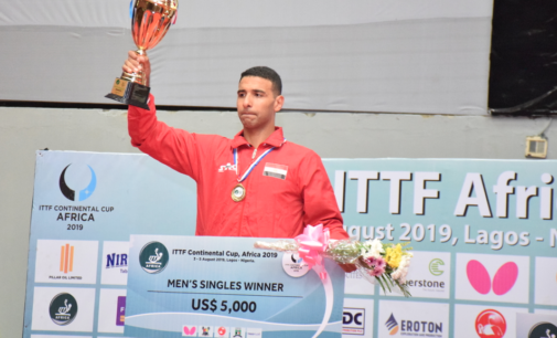 Quadri in 3rd place as Egyptians dominate 2019 ITTF Africa Cup