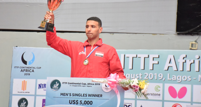 Quadri in 3rd place as Egyptians dominate 2019 ITTF Africa Cup
