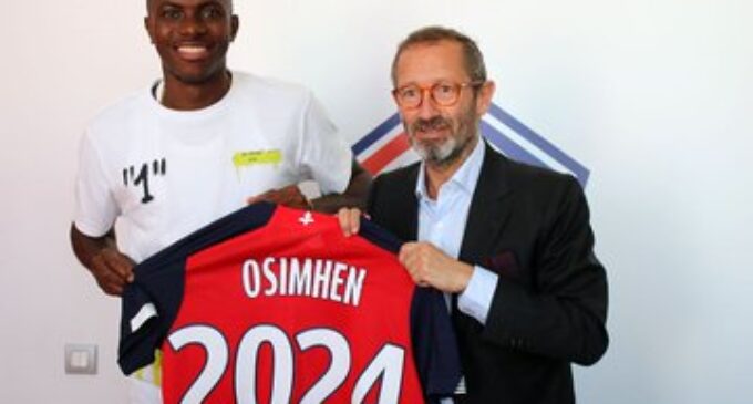 Osimhen pens five-year deal with Enyeama’s former club, Lille