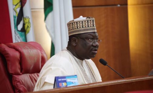 Lawan reads Buhari’s letter on confirmation of new service chiefs
