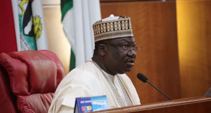 Lawan reads Buhari’s letter on confirmation of new service chiefs