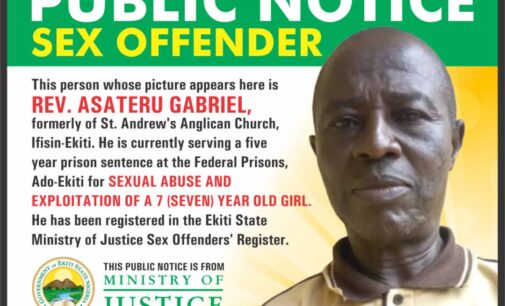 EXTRA: Ekiti begins ‘naming and shaming’ of rapists