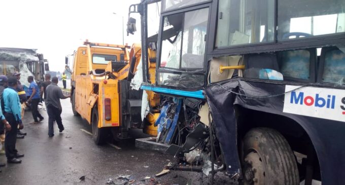 BRT operator blames ‘Okada’ rider for accident on Ikorodu road