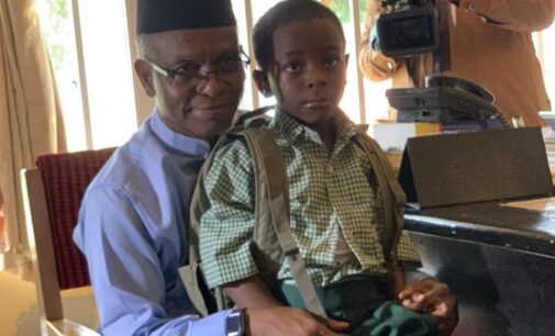 El-Rufai enrols son in public primary school in Kaduna