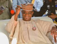 Yahaya Bello leading with over 180,000 votes — after results from 9 LGAs