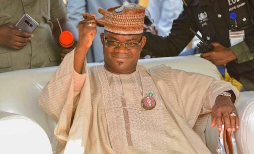 Yahaya Bello leading with over 180,000 votes — after results from 9 LGAs