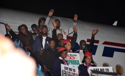 Second batch of Nigerian returnees depart South Africa