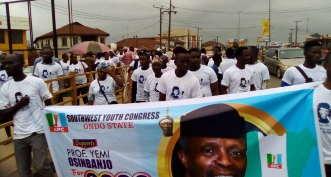 PHOTO: No lies can stop Osinbajo from becoming president in 2023, says Ondo youth group