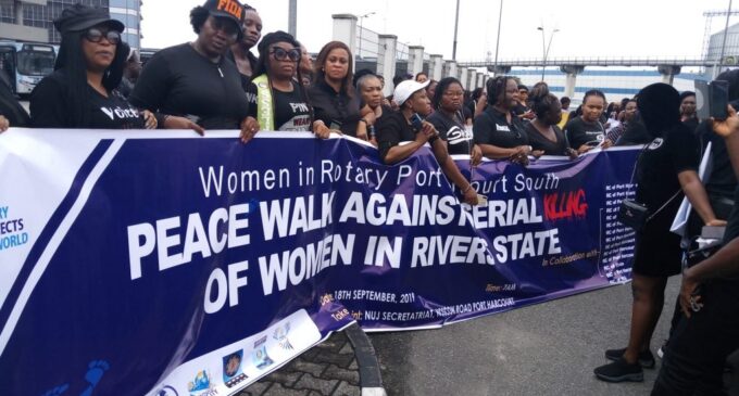 ‘Sex workers have right to life’… women protest killings in Rivers hotels