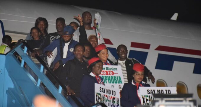 Nigerians who fled SA over xenophobic attacks arrive in Lagos