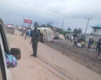Gridlock on Lagos-Ibadan expressway as diesel-laden tankers collide