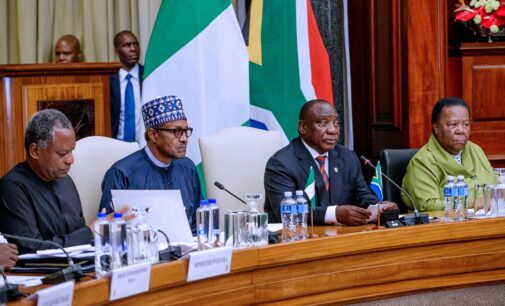 PHOTOS: Nigeria, South Africa renew alliance as Buhari, Ramaphosa meet