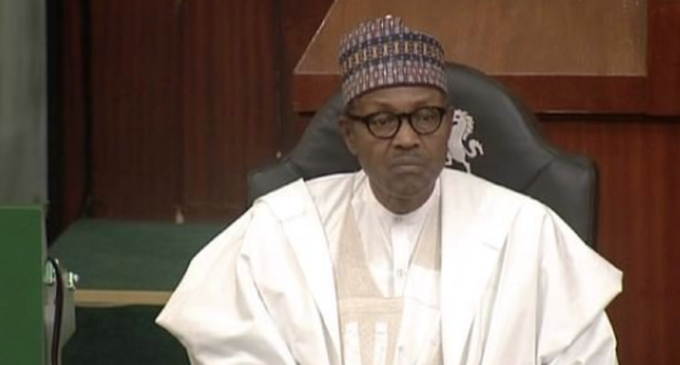 Buhari arrives at national assembly to present budget 2020