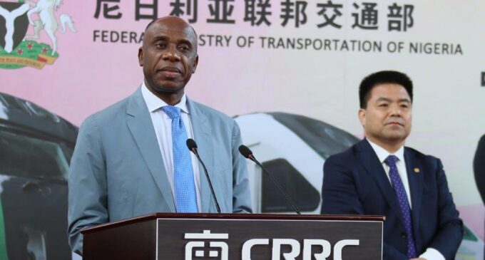 Amaechi: 20 new rail coaches will arrive from China within six weeks
