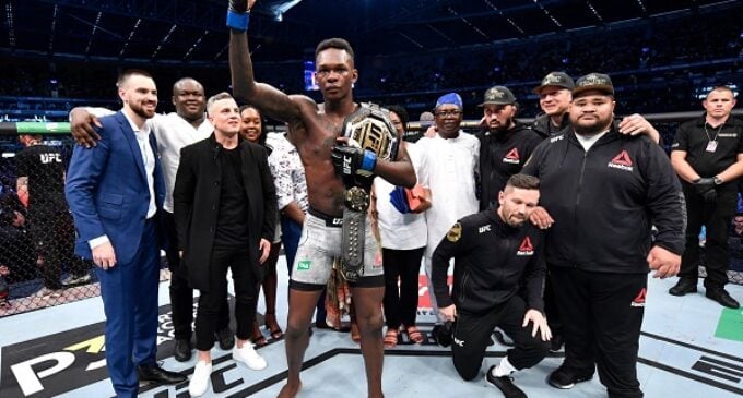 UFC 243: Nigeria’s Adesanya beats Whittaker to become middleweight champion