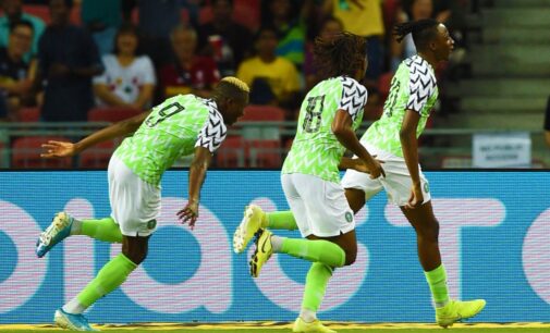Aribo scores as Super Eagles play out 1-1 draw with Brazil