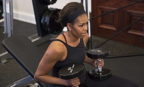 Michelle Obama wows fans with inspirational gym photo