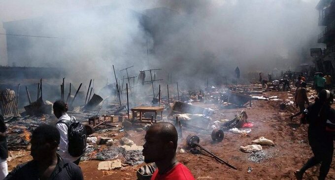 Firefighters: We were attacked while trying to put out Onitsha fire