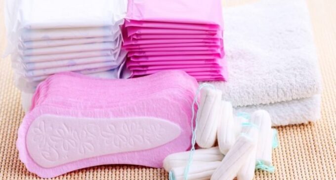 FG distributes sanitary pad to women