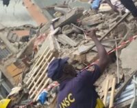 Five persons rescued as another building collapses in Lagos