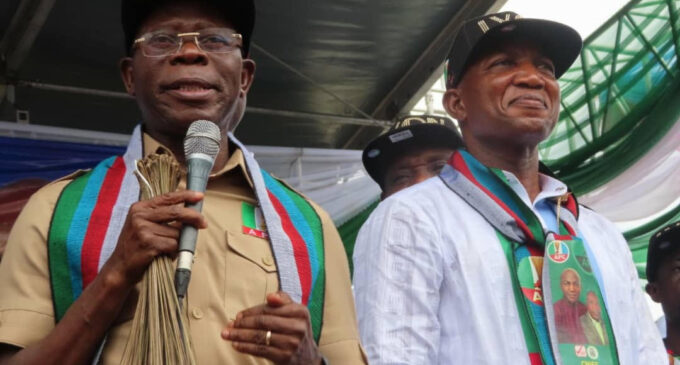 Result of guber election will humble Dickson, says APC