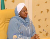 First lady asks IGP to release her aides detained ‘on the orders of Buhari’s PA’