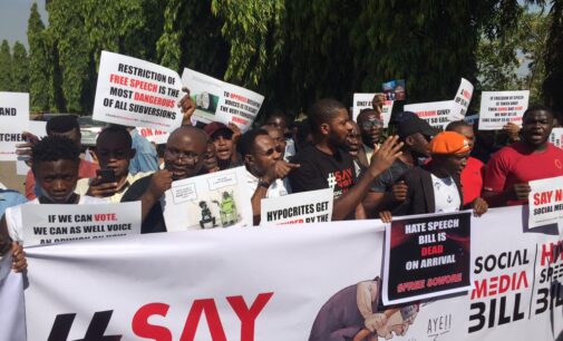 ‘Do not gag me’ — Protesters ask n’assembly to drop social media/hate speech bills