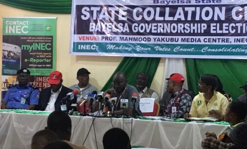Announcement of election results in Kogi, Bayelsa