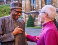 PHOTOS: Archbishop of Canterbury hosts Buhari in London